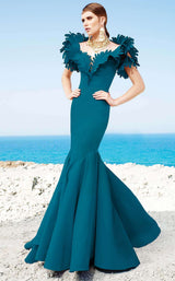 3 of 3 MNM Couture 2346 Teal