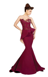 1 of 6 MNM Couture 2349 Cherry/Nude