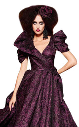2 of 4 MNM Couture 2438 Purple