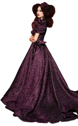 3 of 4 MNM Couture 2438 Purple