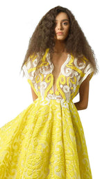 2 of 4 MNM Couture G0884 Yellow