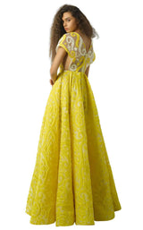 3 of 4 MNM Couture G0884 Yellow