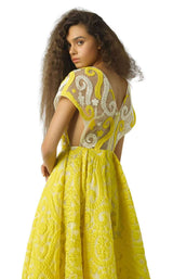 4 of 4 MNM Couture G0884 Yellow