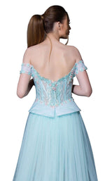 4 of 4 MNM Couture K3609 Blue