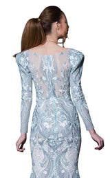 4 of 4 MNM Couture K3618 Blue