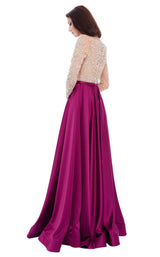 3 of 4 MNM Couture N0191 Magenta