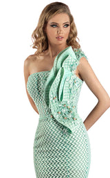 2 of 4 MNM Couture K3553 Green