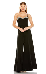 1 of 3 Mac Duggal 11765 Jumpsuit Black