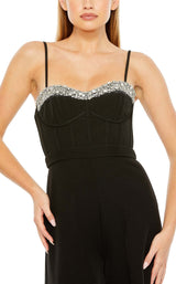 2 of 3 Mac Duggal 11765 Jumpsuit Black