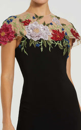 2 of 3 Mac Duggal 11817 Black-Multi