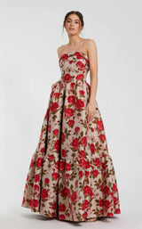 1 of 3 Mac Duggal 11827 White-Multi