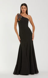 1 of 3 Mac Duggal 11843 Black Multi