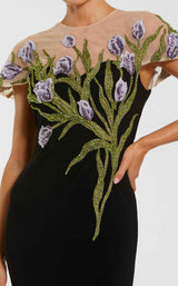 2 of 3 Mac Duggal 11912 Black Multi