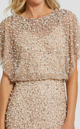 2 of 3 Mac Duggal 14523 Nude/Gold