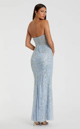 6 of 6 Mac Duggal 20544 Powder Blue