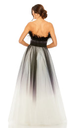 9 of 9 Mac Duggal 20557 Black-Ombre