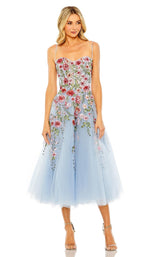 1 of 3 Mac Duggal 20651 Powder Blue