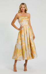 1 of 3 Mac Duggal 20724 Peach-Multi