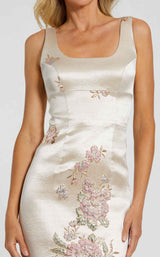 2 of 3 Mac Duggal 20725 Champagne Multi