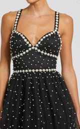 2 of 3 Mac Duggal 20747 Black/Ivory