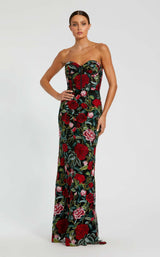 1 of 3 Mac Duggal 20757 Black-Multi