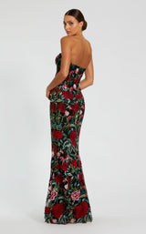3 of 3 Mac Duggal 20757 Black-Multi