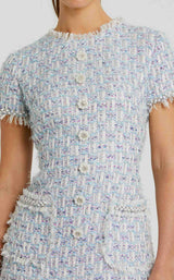 3 of 6 Mac Duggal 20805 Blue-Multi
