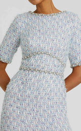 2 of 3 Mac Duggal 20806 Blue Multi