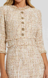2 of 3 Mac Duggal 20809 Blush