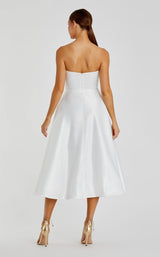 3 of 3 Mac Duggal 21075 Cream-Multi