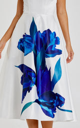 2 of 3 Mac Duggal 21075 Cream-Multi