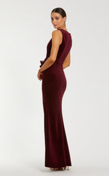 3 of 3 Mac Duggal 21163 Burgundy
