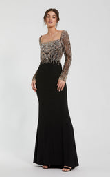 1 of 6 Mac Duggal 2256 Black/Gold