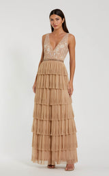 1 of 3 Mac Duggal 24061 Nude