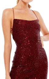 2 of 3 Mac Duggal 26479 Burgundy