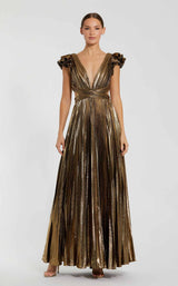 1 of 6 Mac Duggal 27166 Antique-Gold