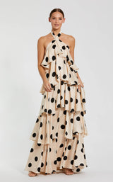 1 of 3 Mac Duggal 27540 Cream-Black