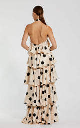 3 of 3 Mac Duggal 27540 Cream-Black