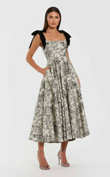 1 of 3 Mac Duggal 27749 Black Multi