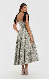 3 of 3 Mac Duggal 27749 Black Multi