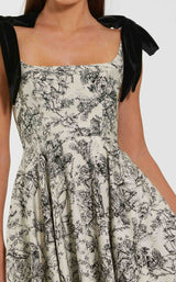 2 of 3 Mac Duggal 27749 Black Multi