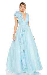 10 of 37 Mac Duggal 48856 Powder-Blue