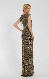 5 of 9 Mac Duggal 4908 Black/Gold