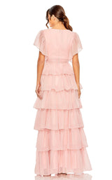 5 of 6 Mac Duggal 49595 Petal/Pink