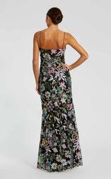 3 of 3 Mac Duggal 49827 Black-Multi