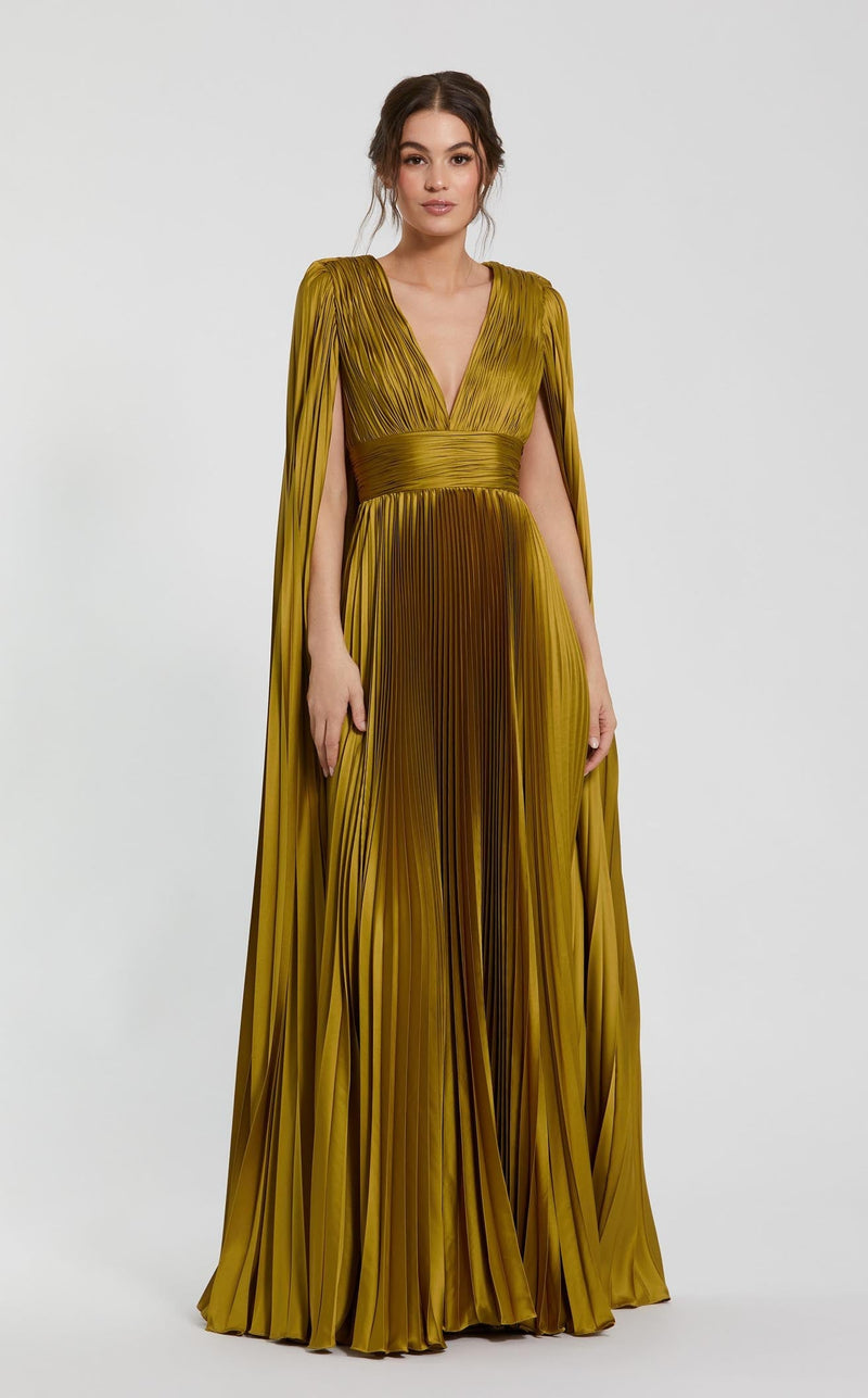 chartreuse evening dress Mac Duggal 49872 Dress