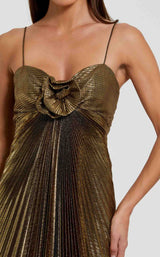 2 of 3 Mac Duggal 49905 Antique Gold