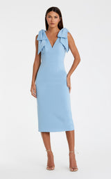 2 of 6 Mac Duggal 49954 Powder Blue