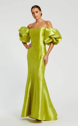 2 of 12 Mac Duggal 50677 Chartreuse