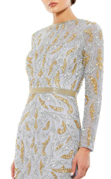 13 of 15 Mac Duggal 5124 Platinum/Gold